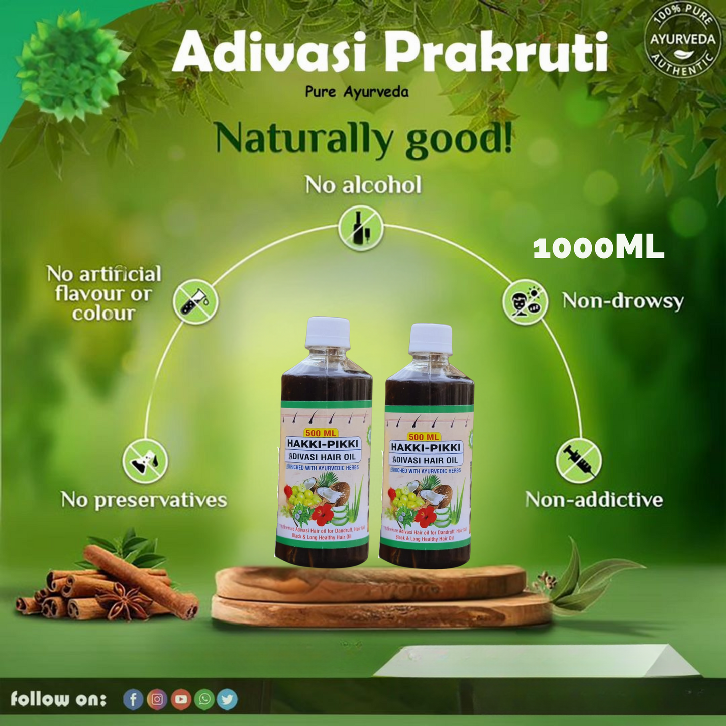 HAKKI PIKKI HERBAL HAIR OIL OIL All VARIANTS